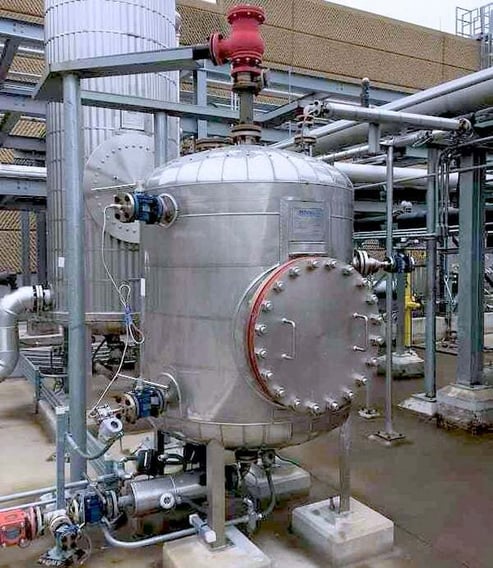 Stainless Steel Pressure Vessel - 450 Gallon - custom fabrication copy