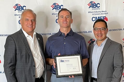 John Jurisich - Bendel Tank & Heat Exchanger - Receives ABC Silver level Safety Award - 2