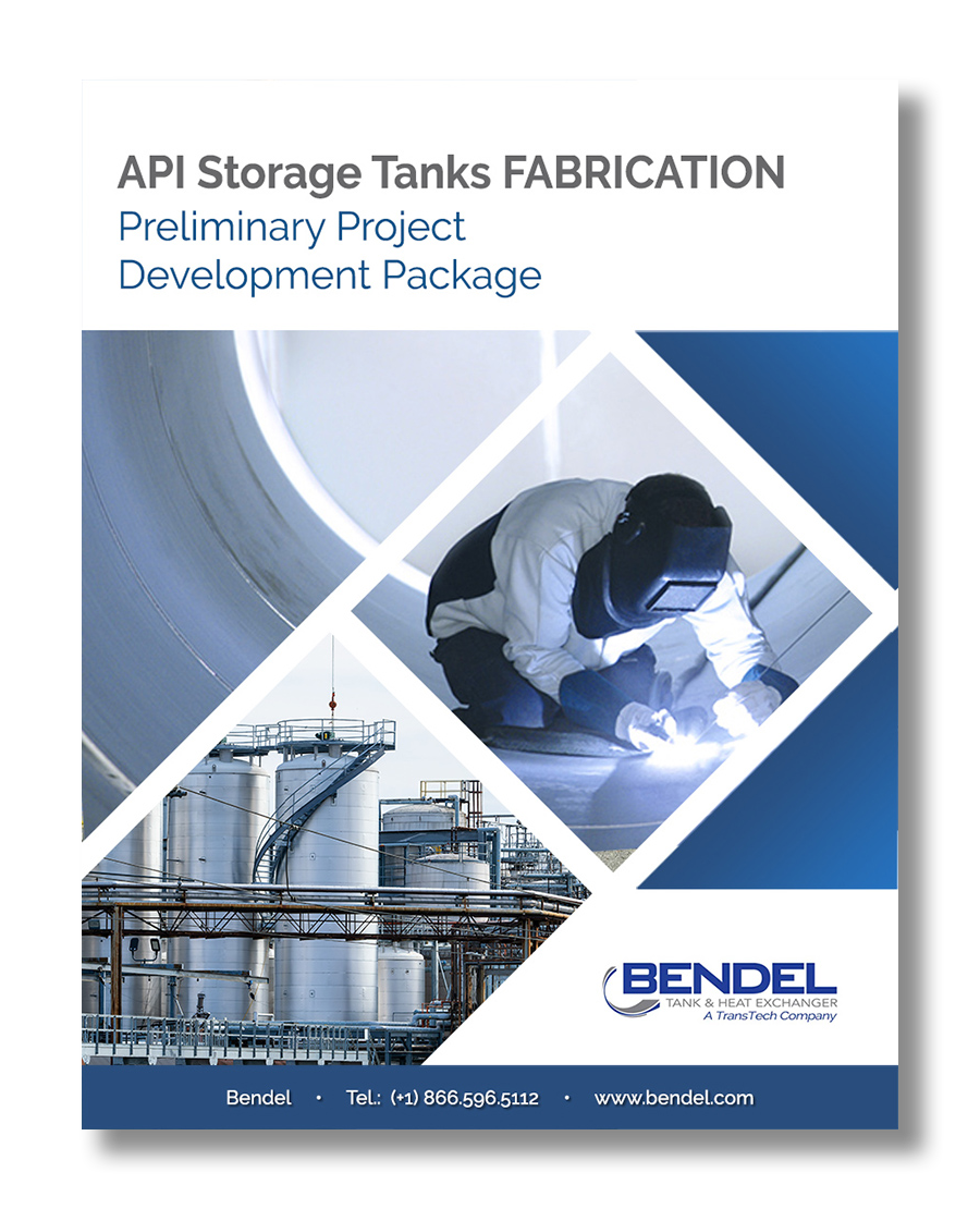 Bendel - API Storage Tanks - Preliminary Project Development Package - Booklet COVER