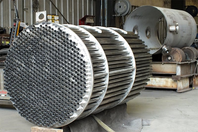 14 - Fixed Tubesheet Heat Exchanger Fabrication - Custom Design & Engineering Services