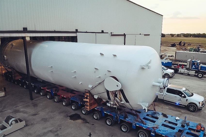 7  - Super Capacity Large Diameter  ASME Pressure Vessel Fabrication Services in Texas