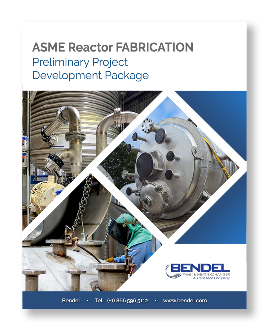 Bendel - ASME Reactor Fabrication - Preliminary Project Development Package  - Booklet COVER copy
