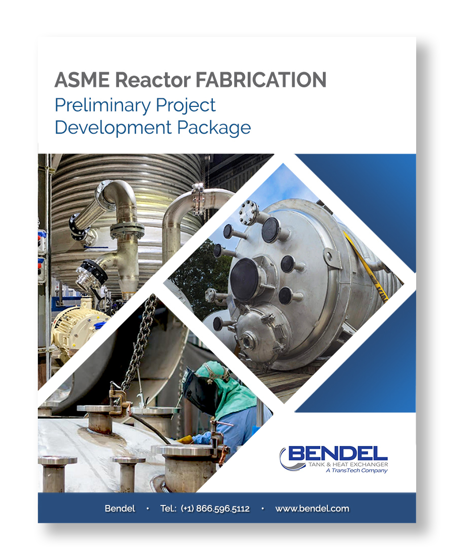 Bendel - ASME Reactor Fabrication - Preliminary Project Development Package  - Booklet COVER copy