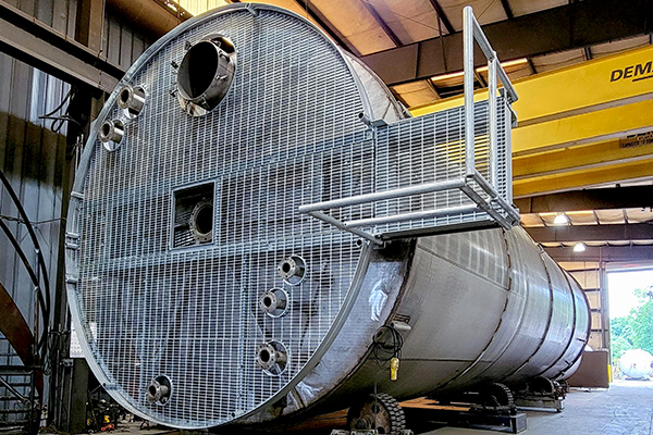 Bioindustrial Mix Tank Fabrication
